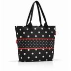 Shopper E1 erweiterbar Mixed Dots, Farbe: rot/weinrot, Marke: Reisenthel, EAN: 4012013708763, Abmessungen in cm: 50x26.5x15.5, Bild 2 von 3