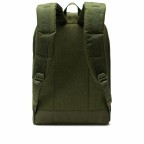 Rucksack Retreat Rubber Straps Volumen 18 Liter Olive Night Crosshatch, Farbe: grün/oliv, Marke: Herschel, EAN: 0828432234479, Abmessungen in cm: 34x46x12, Bild 4 von 5