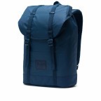 Rucksack Retreat Light Volumen 18 Liter Navy, Farbe: blau/petrol, Marke: Herschel, EAN: 0828432234547, Abmessungen in cm: 34x46x12, Bild 2 von 5