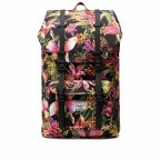 Rucksack Little America Rubber Straps Volumen 23 Liter Jungle Hoffman, Farbe: schwarz, Marke: Herschel, EAN: 0828432274512, Abmessungen in cm: 28x50x17, Bild 1 von 4