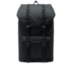 Rucksack Little America Light Volumen 23 Liter Black, Farbe: schwarz, Marke: Herschel, EAN: 0828432255481, Abmessungen in cm: 28x50x17, Bild 1 von 4