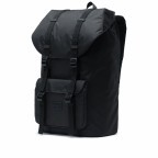 Rucksack Little America Light Volumen 23 Liter Black, Farbe: schwarz, Marke: Herschel, EAN: 0828432255481, Abmessungen in cm: 28x50x17, Bild 2 von 4