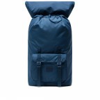 Rucksack Little America Light Volumen 23 Liter Navy, Farbe: blau/petrol, Marke: Herschel, EAN: 0828432255511, Abmessungen in cm: 28x50x17, Bild 5 von 5