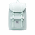 Rucksack Little America Medium Rubber Straps Volumen 14 Liter Glacier, Farbe: grün/oliv, Marke: Herschel, EAN: 0828432245390, Abmessungen in cm: 28x43x12, Bild 1 von 4