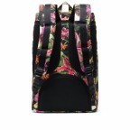 Rucksack Little America Medium Rubber Straps Volumen 14 Liter Jungle Hoffman, Farbe: schwarz, Marke: Herschel, EAN: 0828432274505, Abmessungen in cm: 28x43x12, Bild 4 von 4
