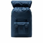Rucksack Little America Light Volumen 14 Liter Navy, Farbe: blau/petrol, Marke: Herschel, EAN: 0828432255955, Abmessungen in cm: 28x43x12, Bild 4 von 4