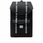 Rucksack Little America Rubber Straps Volumen 23 Liter Black Checkerboard, Farbe: schwarz, Marke: Herschel, EAN: 0828432243914, Abmessungen in cm: 28x50x17, Bild 1 von 4
