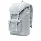 Rucksack Little America Medium Rubber Straps Volumen 14 Liter Light Grey Crosshatch, Farbe: grau, Marke: Herschel, EAN: 0828432210923, Abmessungen in cm: 28x43x12, Bild 2 von 5
