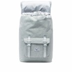 Rucksack Little America Medium Rubber Straps Volumen 14 Liter Light Grey Crosshatch, Farbe: grau, Marke: Herschel, EAN: 0828432210923, Abmessungen in cm: 28x43x12, Bild 5 von 5
