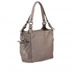 Shopper Milano Taupe, Farbe: taupe/khaki, Marke: Hausfelder Manufaktur, EAN: 4251672717390, Abmessungen in cm: 27x25x11, Bild 2 von 8