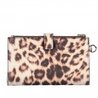 Geldbörse Leopard, Farbe: beige, Marke: Guess, EAN: 0190231250838, Abmessungen in cm: 18.5x11x3, Bild 2 von 6