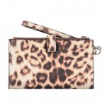 Geldbörse Leopard, Farbe: beige, Marke: Guess, EAN: 0190231250838, Abmessungen in cm: 18.5x11x3, Bild 5 von 6