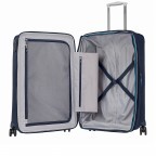 Koffer Duosphere Spinner 67 erweiterbar Dark Blue, Farbe: blau/petrol, Marke: Samsonite, EAN: 5414847815560, Abmessungen in cm: 46x67x28, Bild 3 von 6