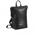 Rucksack Bristol mit Laptopfach 15 Zoll Schwarz, Farbe: schwarz, Marke: Hausfelder Manufaktur, EAN: 4251672709791, Abmessungen in cm: 43x27x14, Bild 2 von 6