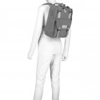 Rucksack Macaroon Bicolor Volumen 16 Liter Soda Cream, Farbe: grün/oliv, Marke: Doughnut, EAN: 4897065906981, Abmessungen in cm: 28x38x11, Bild 4 von 8