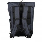 Rucksack RS66 Dark Blue, Farbe: blau/petrol, Marke: Franky, EAN: 4251672722349, Abmessungen in cm: 26x50x14, Bild 3 von 10