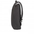 Rucksack Securipak Laptop Backpack 15.6 Zoll mit USB-Anschluss Black Steel, Farbe: schwarz, Marke: Samsonite, EAN: 5400520023094, Abmessungen in cm: 30x44x16, Bild 3 von 14