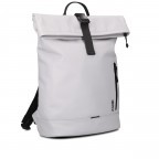 Rucksack Cargo CAR200 Rolltop, Farbe: schwarz, grau, blau/petrol, taupe/khaki, grün/oliv, rosa/pink, beige, weiß, Marke: Zwei, Abmessungen in cm: 37x44x17, Bild 2 von 7