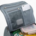 Rucksack Jungle Series Macaroon mit Laptopfach 13 Zoll Volumen 16 Liter Light Grey Navy, Farbe: grau, Marke: Doughnut, EAN: 4895222507477, Abmessungen in cm: 28x38x11, Bild 5 von 12