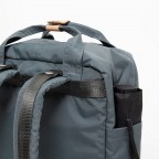 Rucksack Jungle Series Macaroon mit Laptopfach 13 Zoll Volumen 16 Liter Light Grey Navy, Farbe: grau, Marke: Doughnut, EAN: 4895222507477, Abmessungen in cm: 28x38x11, Bild 10 von 12