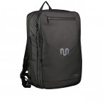 Rucksack / Reisetasche Travel Backpack Ultimate mit Laptopfach 17.3 Zoll Volumen 40 Liter, Farbe: schwarz, grau, Marke: Onemate, Abmessungen in cm: 36x56x20, Bild 2 von 21