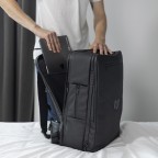Rucksack / Reisetasche Travel Backpack Ultimate mit Laptopfach 17.3 Zoll Volumen 40 Liter, Farbe: schwarz, grau, Marke: Onemate, Abmessungen in cm: 36x56x20, Bild 9 von 21