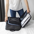 Rucksack / Reisetasche Travel Backpack Ultimate mit Laptopfach 17.3 Zoll Volumen 40 Liter, Farbe: schwarz, grau, Marke: Onemate, Abmessungen in cm: 36x56x20, Bild 11 von 21