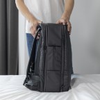 Rucksack / Reisetasche Travel Backpack Ultimate mit Laptopfach 17.3 Zoll Volumen 40 Liter, Farbe: schwarz, grau, Marke: Onemate, Abmessungen in cm: 36x56x20, Bild 15 von 21