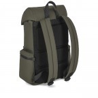 Rucksack WildAlf Sherpa Backpack mit Tablet- und Laptopfach Dark Khaki, Farbe: taupe/khaki, Marke: Ecoalf, EAN: 8445336146541, Abmessungen in cm: 27.5x50x9, Bild 3 von 4