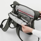 Rucksack Japan Tokio Nishi mit Laptopfach 13 Zoll Forest Night, Farbe: grün/oliv, Marke: Aunts & Uncles, EAN: 4250394982680, Bild 4 von 10