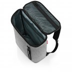 Rucksack Overnighter Backpack M mit Laptopfach 15 Zoll Twist Silver, Farbe: anthrazit, Marke: Reisenthel, EAN: 4012013726842, Abmessungen in cm: 30x41x15, Bild 3 von 3