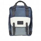 Rucksack Go Wild Series Macaroon mit Laptopfach 13 Zoll Volumen 16 Liter, Farbe: blau/petrol, grün/oliv, Marke: Doughnut, Abmessungen in cm: 28x38x11, Bild 1 von 6