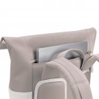 Rucksack Stockholm mit Laptopfach 14 Zoll Muted Clay Sprinkled, Farbe: taupe/khaki, Marke: Kapten & Son, EAN: 4251145218218, Abmessungen in cm: 38x41x14, Bild 8 von 8