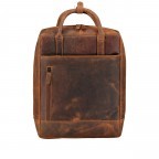 Rucksack Huntsville Horacio mit Laptopfach 14 Zoll, Farbe: schwarz, cognac, Marke: Hausfelder Manufaktur, Bild 1 von 6