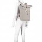 Rucksack Rolltop Lite Monochrome Sepia, Farbe: taupe/khaki, Marke: Got Bag, EAN: 4260483885006, Abmessungen in cm: 32x42x15, Bild 6 von 8