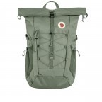Rucksack Abisko Hike Foldsack, Farbe: schwarz, grau, blau/petrol, grün/oliv, Marke: Fjällräven, Abmessungen in cm: 26x53x20, Bild 1 von 9