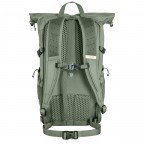 Rucksack Abisko Hike Foldsack, Farbe: schwarz, grau, blau/petrol, grün/oliv, Marke: Fjällräven, Abmessungen in cm: 26x53x20, Bild 3 von 9