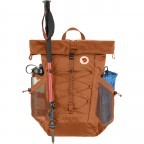 Rucksack Abisko Hike Foldsack, Farbe: schwarz, grau, blau/petrol, grün/oliv, Marke: Fjällräven, Abmessungen in cm: 26x53x20, Bild 9 von 9
