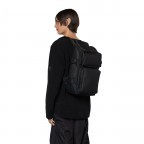 Rucksack Trail Cargo Backpack mit Laptopfach 13 Zoll Black, Farbe: schwarz, Marke: Rains, EAN: 5711747529444, Abmessungen in cm: 26x45x12, Bild 3 von 6