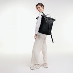 Rucksack Rolltop Lite 2.0 Monochrome, Farbe: schwarz, grau, blau/petrol, braun, taupe/khaki, beige, Marke: Got Bag, Abmessungen in cm: 32x42x15, Bild 6 von 12