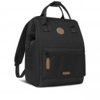 Rucksack Adventurer Medium mit zwei auswechselbaren Vortaschen, Farbe: schwarz, grau, blau/petrol, cognac, grün/oliv, rot/weinrot, flieder/lila, orange, beige, Marke: Cabaia, Abmessungen in cm: 27x41x16, Bild 4 von 10