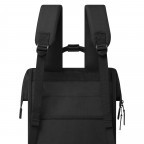 Rucksack Adventurer Medium mit zwei auswechselbaren Vortaschen, Farbe: schwarz, grau, blau/petrol, cognac, grün/oliv, rot/weinrot, flieder/lila, orange, beige, Marke: Cabaia, Abmessungen in cm: 27x41x16, Bild 9 von 10