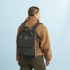 Rucksack Adventurer Medium mit zwei auswechselbaren Vortaschen, Farbe: schwarz, blau/petrol, braun, cognac, taupe/khaki, grün/oliv, flieder/lila, rosa/pink, orange, Marke: Cabaia, Abmessungen in cm: 27x41x16, Bild 7 von 10