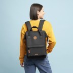 Rucksack Adventurer Medium mit zwei auswechselbaren Vortaschen, Farbe: anthrazit, blau/petrol, cognac, grün/oliv, beige, Marke: Cabaia, Abmessungen in cm: 27x41x16, Bild 7 von 10