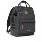 Rucksack Adventurer Medium mit zwei auswechselbaren Vortaschen, Farbe: anthrazit, blau/petrol, cognac, grün/oliv, beige, Marke: Cabaia, Abmessungen in cm: 27x41x16, Bild 4 von 10