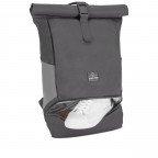 Rucksack Eco Series Allen Large erweiterbar, Farbe: schwarz, grau, blau/petrol, taupe/khaki, beige, Marke: Johnny Urban, Abmessungen in cm: 31x45x14, Bild 11 von 12
