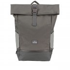Rucksack Eco Series Allen Large erweiterbar, Farbe: schwarz, grau, blau/petrol, taupe/khaki, beige, Marke: Johnny Urban, Abmessungen in cm: 31x45x14, Bild 1 von 12