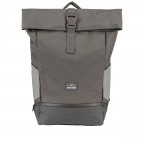 Rucksack Eco Series Allen Large erweiterbar, Farbe: schwarz, grau, blau/petrol, beige, Marke: Johnny Urban, Abmessungen in cm: 31x45x14, Bild 1 von 12