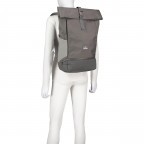 Rucksack Eco Series Allen Large erweiterbar, Farbe: schwarz, grau, blau/petrol, taupe/khaki, beige, Marke: Johnny Urban, Abmessungen in cm: 31x45x14, Bild 5 von 12