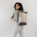 Rucksack Eco Series Allen Medium erweiterbar, Farbe: schwarz, grau, blau/petrol, taupe/khaki, beige, Marke: Johnny Urban, Abmessungen in cm: 28.5x40.5x13, Bild 4 von 8